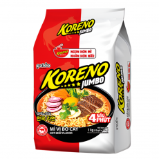 코레노 점보 쇠고기맛 라면 1kg 팩 (100G x 10팩)